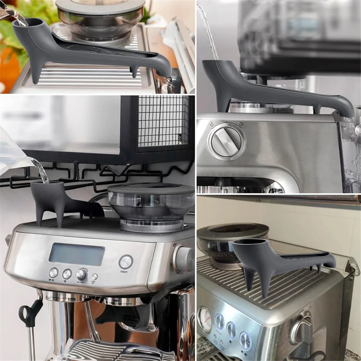 A78E-Zbiornik na wodę do ekspresu do kawy Espresso, wylewka do ekspresu do kawy Breville Espresso Machine Long Water Funnel