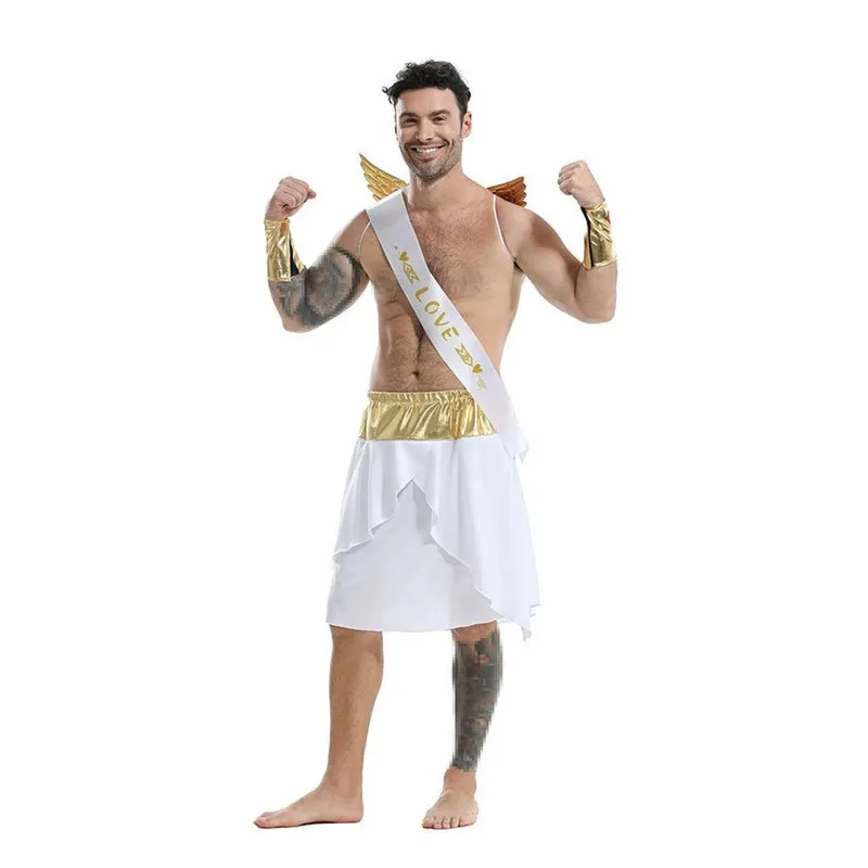 

Adult Halloween Cos Cupid Performance Costume Mythological Company Year End Party Valentine's Day Traditional Chinese Stage O...