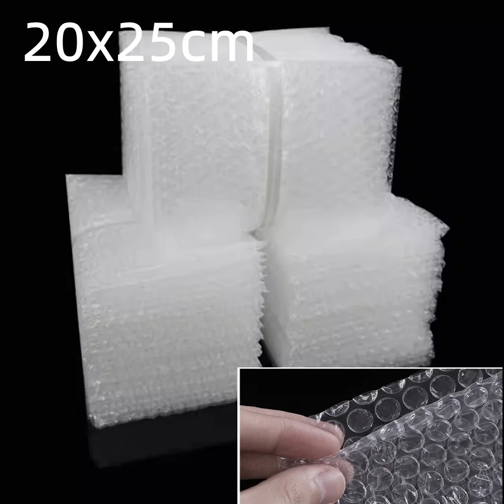 20x25cm 100pcs Medium Size Bubble Mailers for Gift Box Jewelry Packaging Plastic Shipping Bags Shockproof Wrap Envelope Mailing