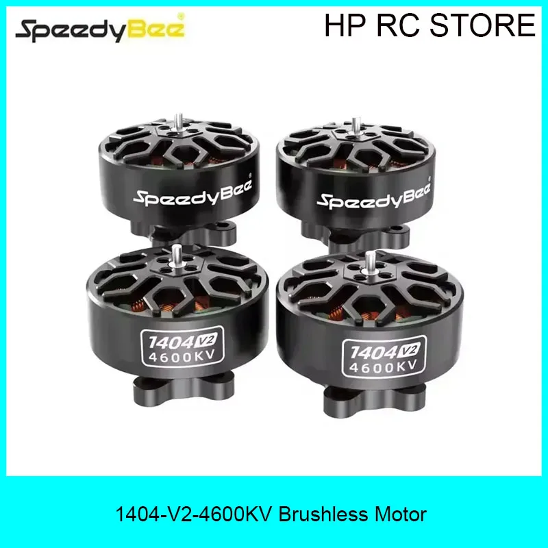 

Бесколлекторный двигатель SpeedyBee 1404-V2 4600KV - вал 1.5 мм, 9N12P, 4S - для квадрокоптеров 2.5/4 дюйма Bee25 FPV