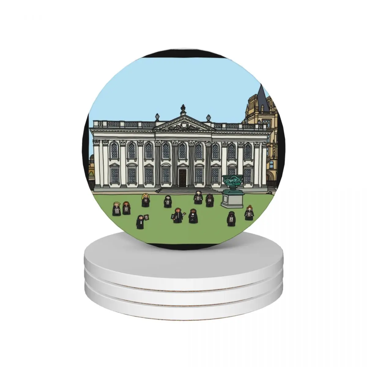 

Graduation at Senate House - Strugletown || Cambridge struggles Ceramic Coasters (Set of 4) bulk Coasters