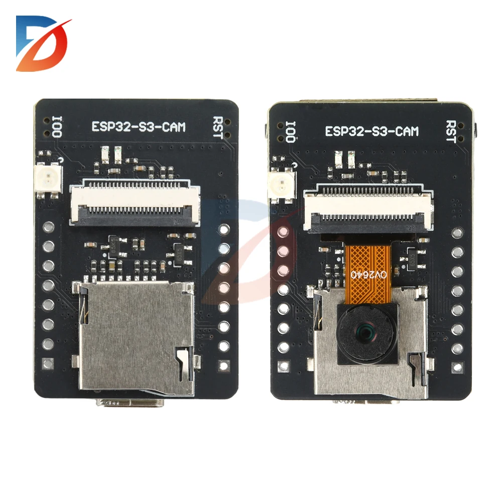 

ESP32-S3-CAM WiFi and Bluetooth 5.0 development board module with OV2640 camera N16R8 version ESP32-S3 chip Type C interface