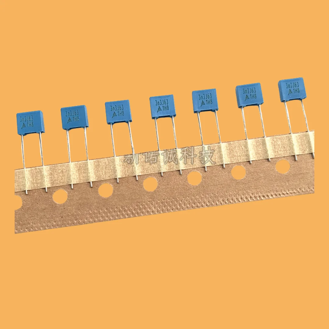 

50PCS/ 100V 332 0.0033UF 3300PF 3n3J100 Correction Capacitor Pitch 5