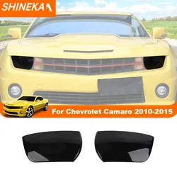 SHINEKA Car Front Headlight Lamp Decoration Cover For Chevrolet Camaro 2010 2011 2012 2013 2014 2015 Exterior Accessories