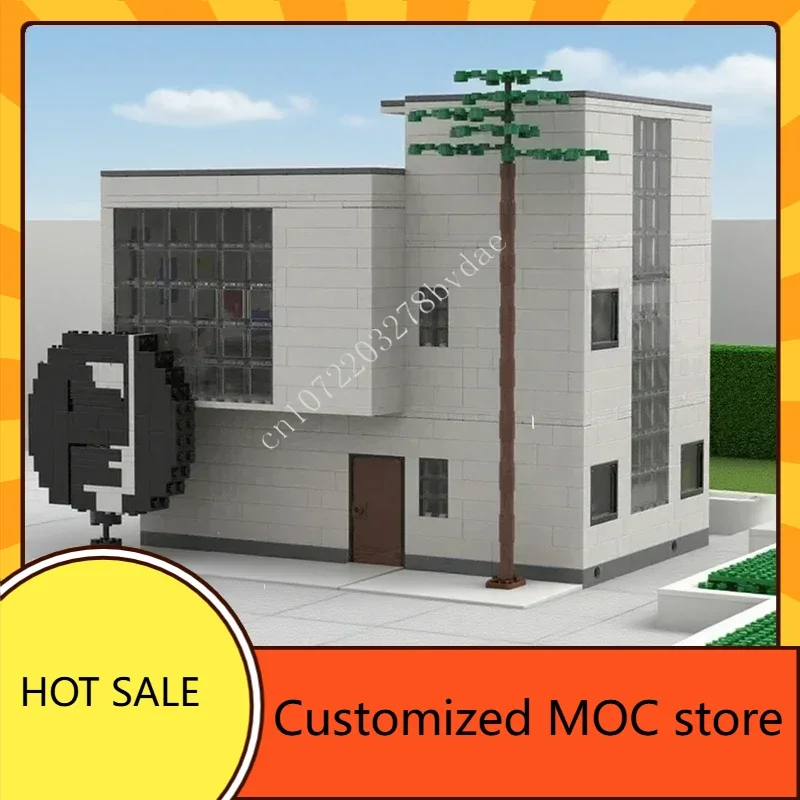 

2604 шт. Bauhaus Meisterhaus MOC головоломка StreetView CityArchitecture Birthday DIYA сборочная праздничная игрушка Рождественский подарок на день рождения для ребенка