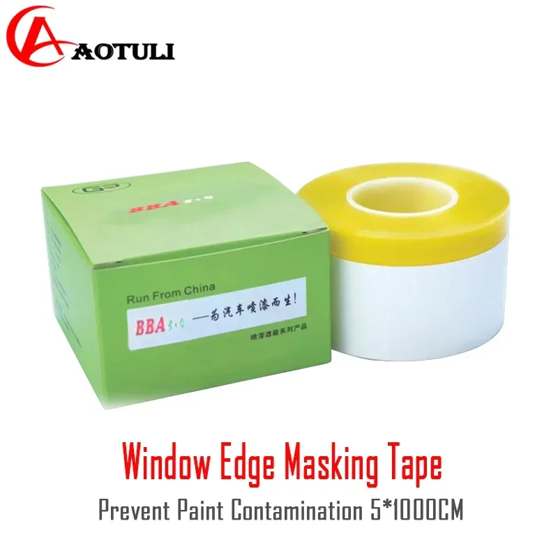 Window Edge Masking Tape For Prevent Paint Contamination Car Spray Paint Masking Tape Special Tools For Car Window Anti Fouling
