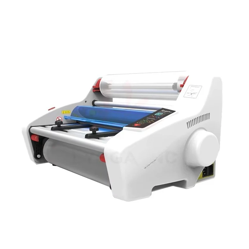 Desktop A3 A4 Paper Laminating Machine English Version Four Rollers Hot  Laminating Machine Roller FY-350DL for Film Photos