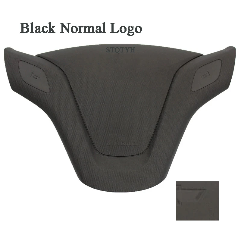 for Chevrolet Sail Steering Wheel Cover Horn Cover Surface Damage Repair Cover For Sail black and grey color