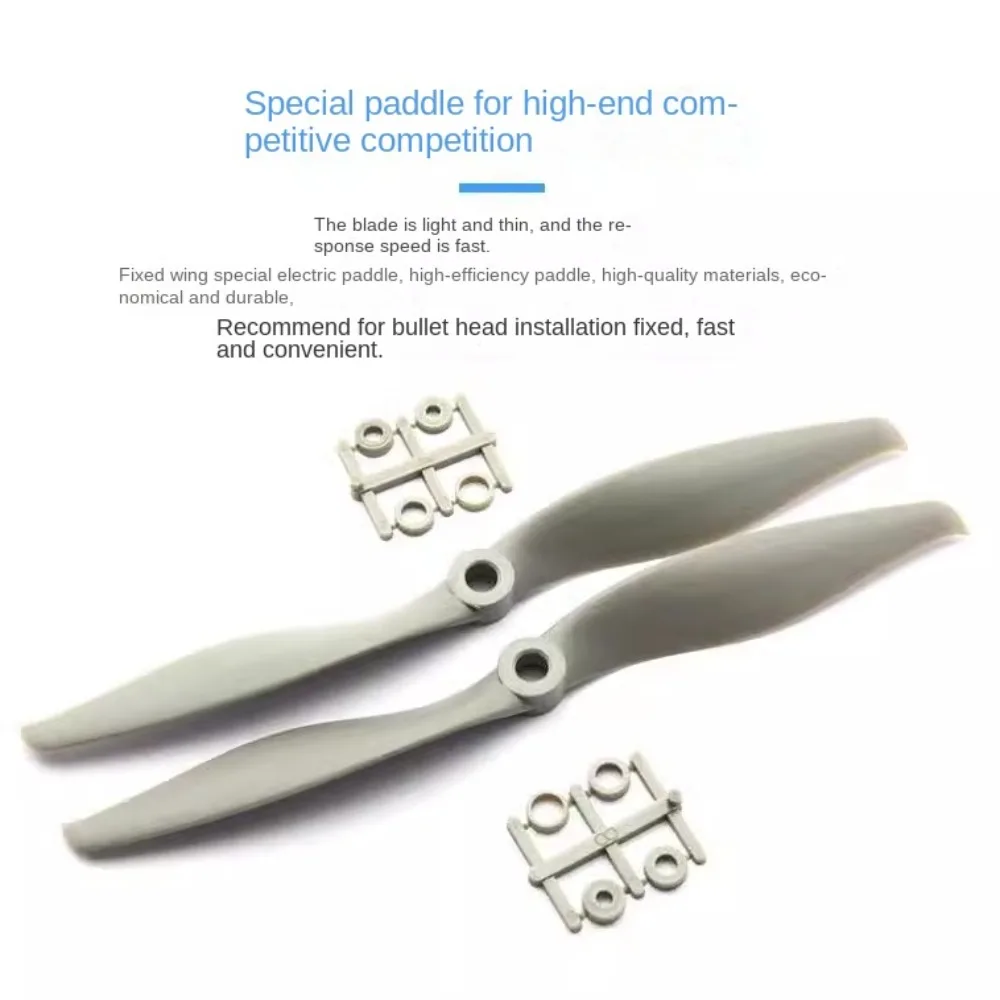 2 uds APC Nylon RC Drone hélice duradera gris hélices de helicóptero 1070 1155 1170 1260 1280 6040 7050 9060 1050 1060