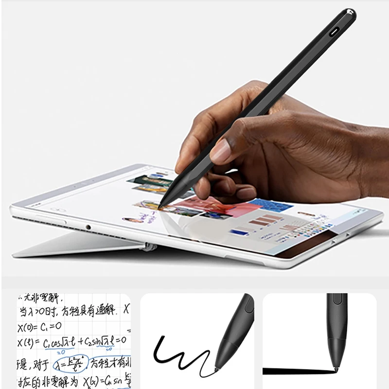 1 قطعة قطع غيار قلم القلم النشط لمايكروسوفت السطح برو 8 7 6 5 4 X كمبيوتر محمول 4096 مستويات ضغط النخيل رفض الأبيض