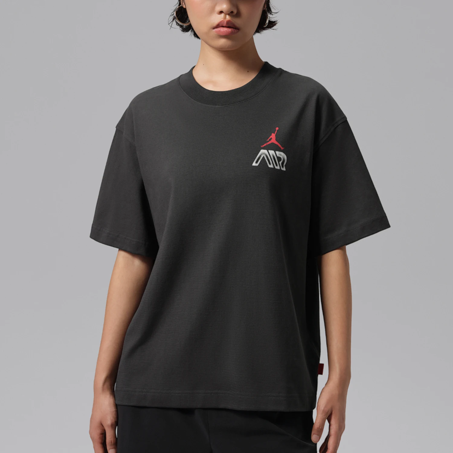 Nike genuine Jordan Air women's round neck pullover sports short sleeved T-shirt IM7133-045