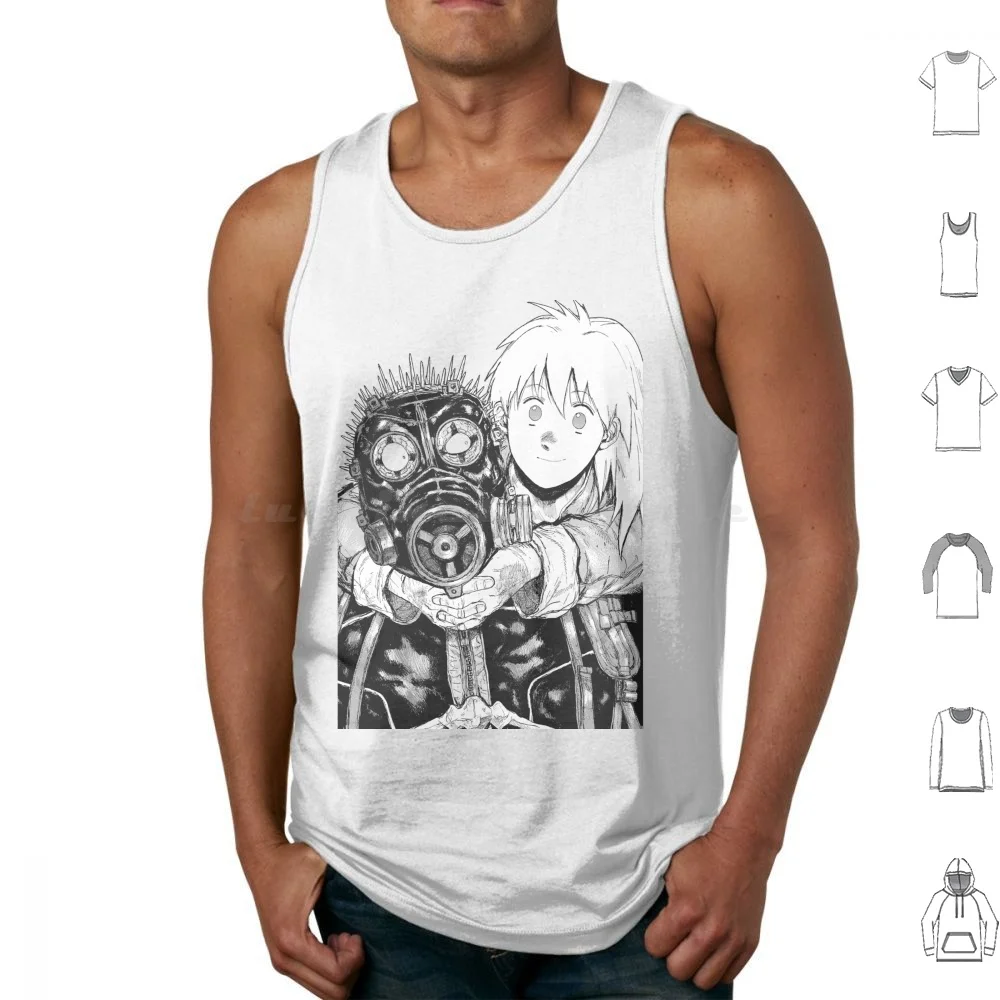 

Dorohedoro Nikaido And Caiman Not So Tender Embrace Tank Tops Print Cotton Dorohedoro Caiman Kaiman Nikaido Noi Shin En