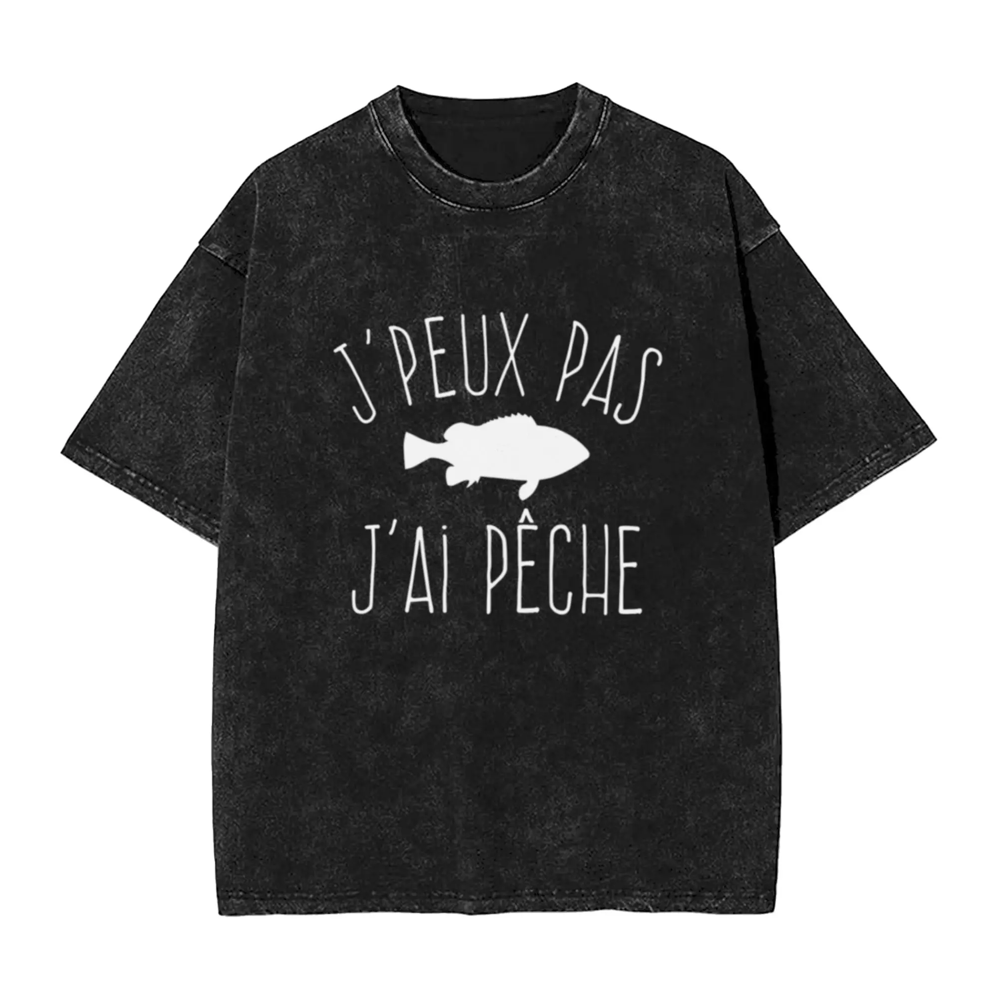 I can t  I m fishing Unique Trendy A Vintage Oversized Cotton Unisex T-Shirts