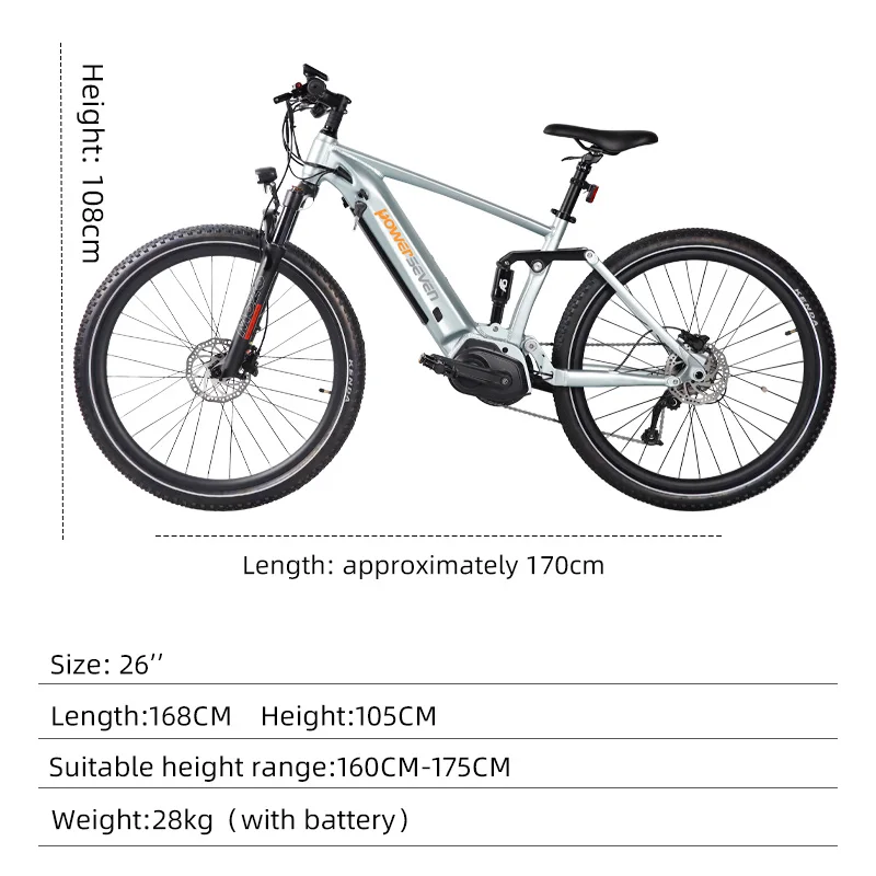 PB005 Digital Electric-Assisted Bicycle 250W 26\