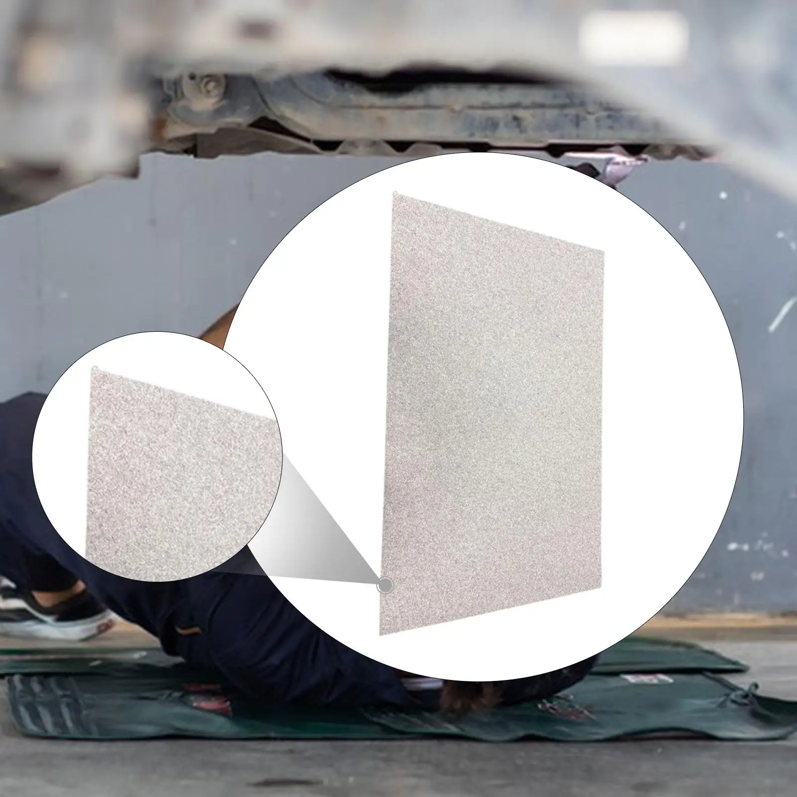 النفط اصطياد حصيرة قابلة لإعادة الاستخدام قابل للغسل 150x90 سنتيمتر النفط تسرب حصيرة عالية الامتصاص صيانة حصيرة لخزائن المطبخ دراجة نارية #4