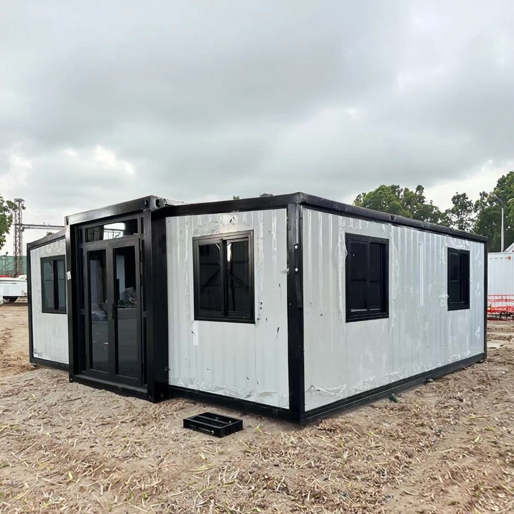 20/30/40ft faltbares erweiterbares Containerhaus, vorgefertigtes faltbares kleines modulares Haus, geeignet für Büros und Häuser im Freien