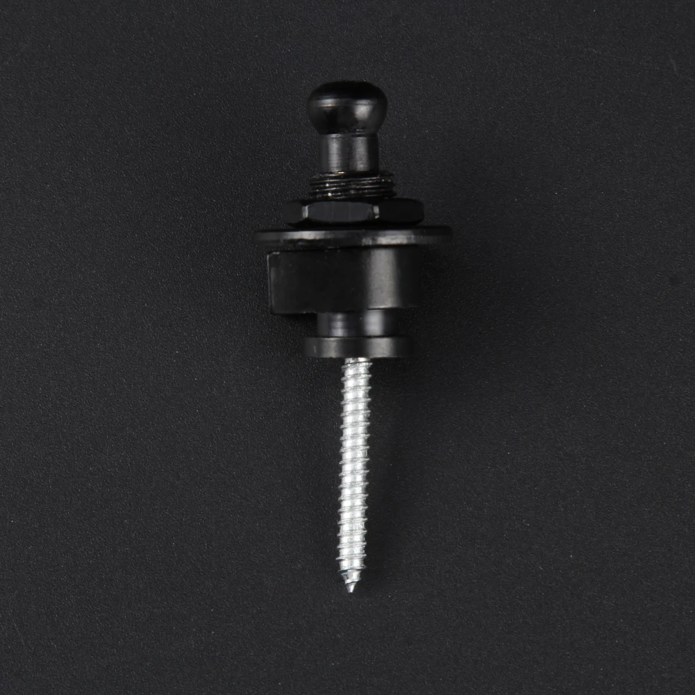 2pcs Bass Strap Buckle Stud Electroplated Alloy Folk Guitar Slings Buckles Non-slip Replacement  Musical Instrument Parts - view 5