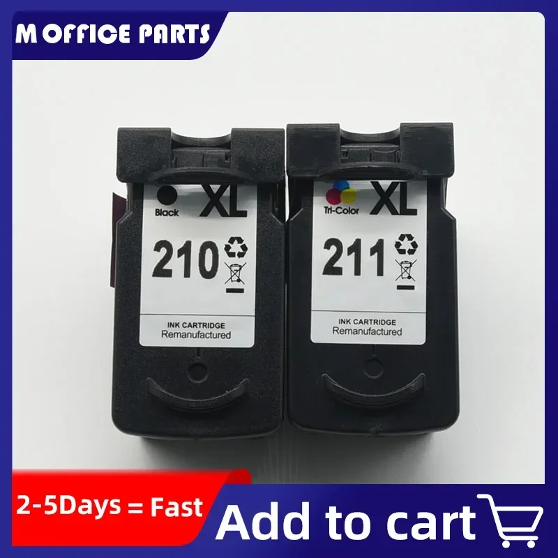 For Canon PG210 210XL CL211 211XL Ink Cartridge For Canon Pixma iP2700 iP2702 MP240 MX330 MX340 MX360 MX410 Printer