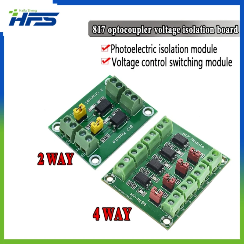 

PC817 3,6-30 в 2 4 фотоэлектрическая изоляционная плата преобразователь напряжения адаптер Модуль Драйвер фотоэлектрический изолированный модуль 817