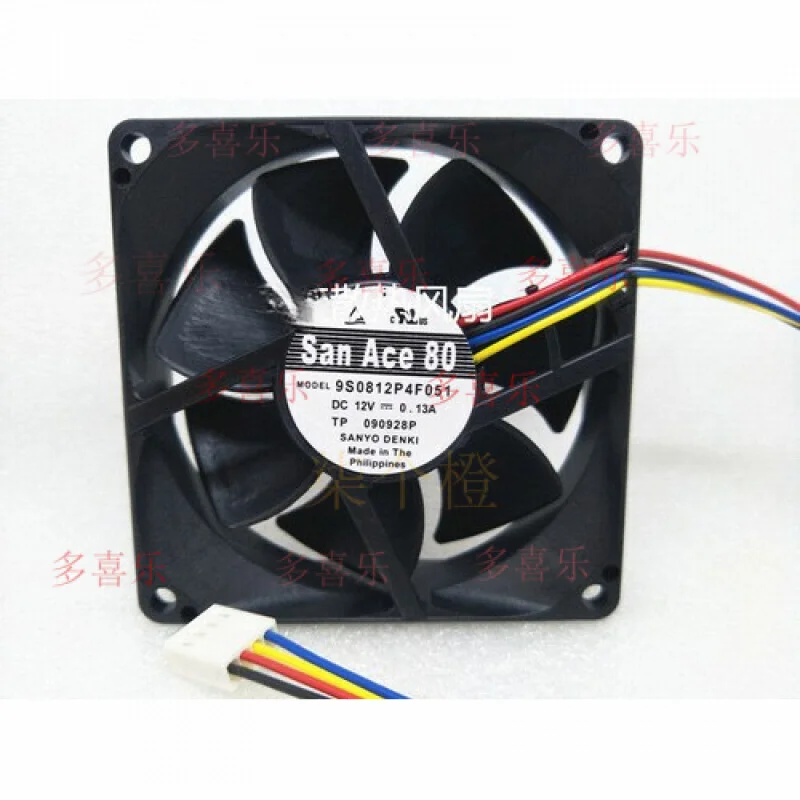 

ZMZM 1 шт. для 80 9S0812P4F051 12 В 0,13 А 8 см 8025 4-проводной охлаждающий вентилятор с ШИМ # F18