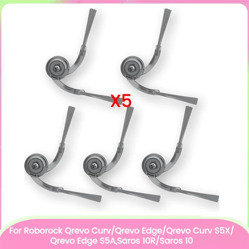 Боковые щетки Homeshopping для пылесоса Roborock Qrevo Curv, Qrevo Edge, Qrevo Curv S5X, Qrevo Edge S5A, Saros 10R, Saros 10 Par