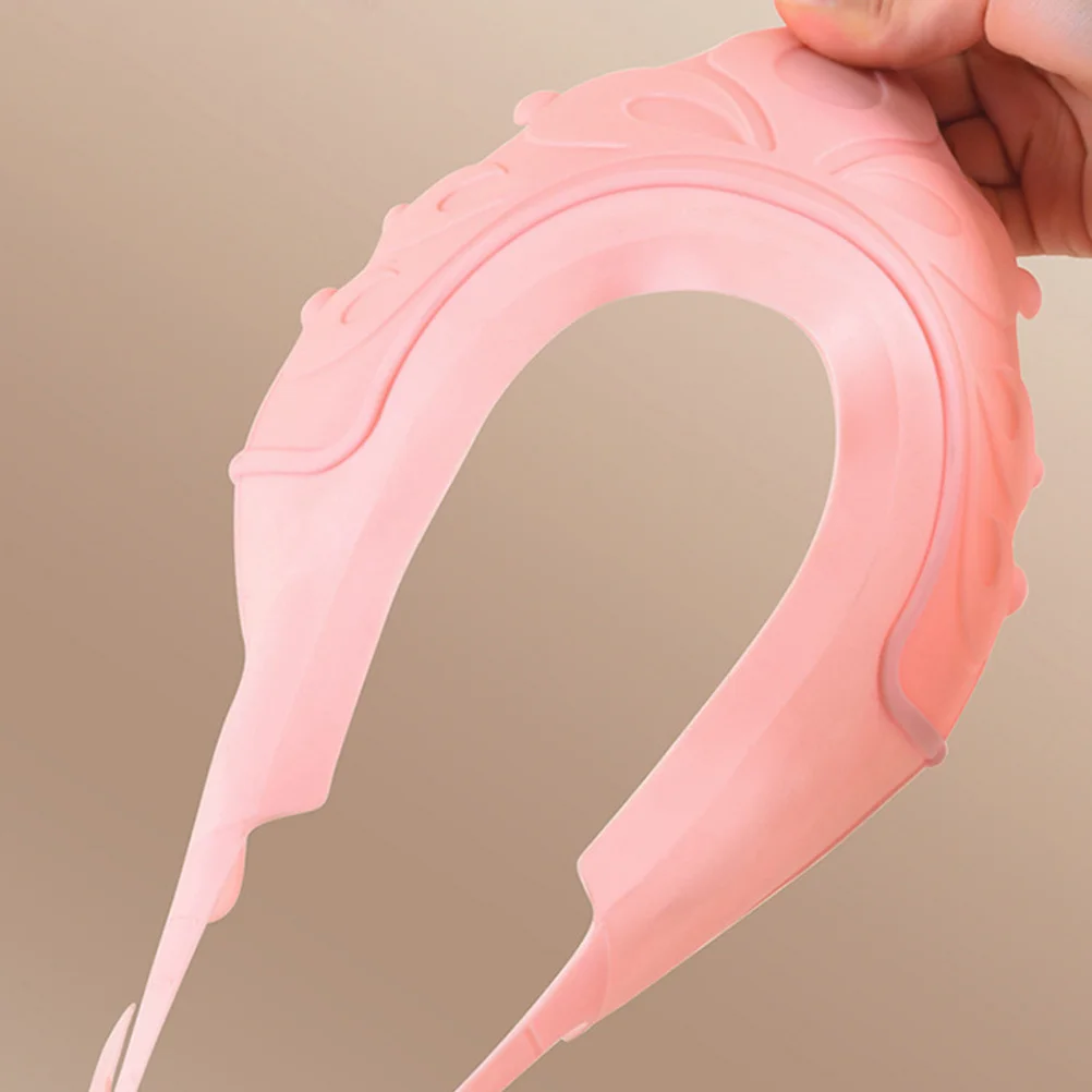 3 шт., шапочка для душа для малышей, детская шапочка для мытья волос, регулируемая корона для ванны, защита от воды, мягкая защита ушей, забавные цвета