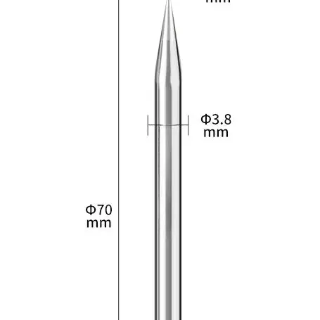 30W 40W 60W Pure Copper Soldering Iron Tip External Heat Welding Tool For For BGA Repair Electronics Accessories Silver 70mm