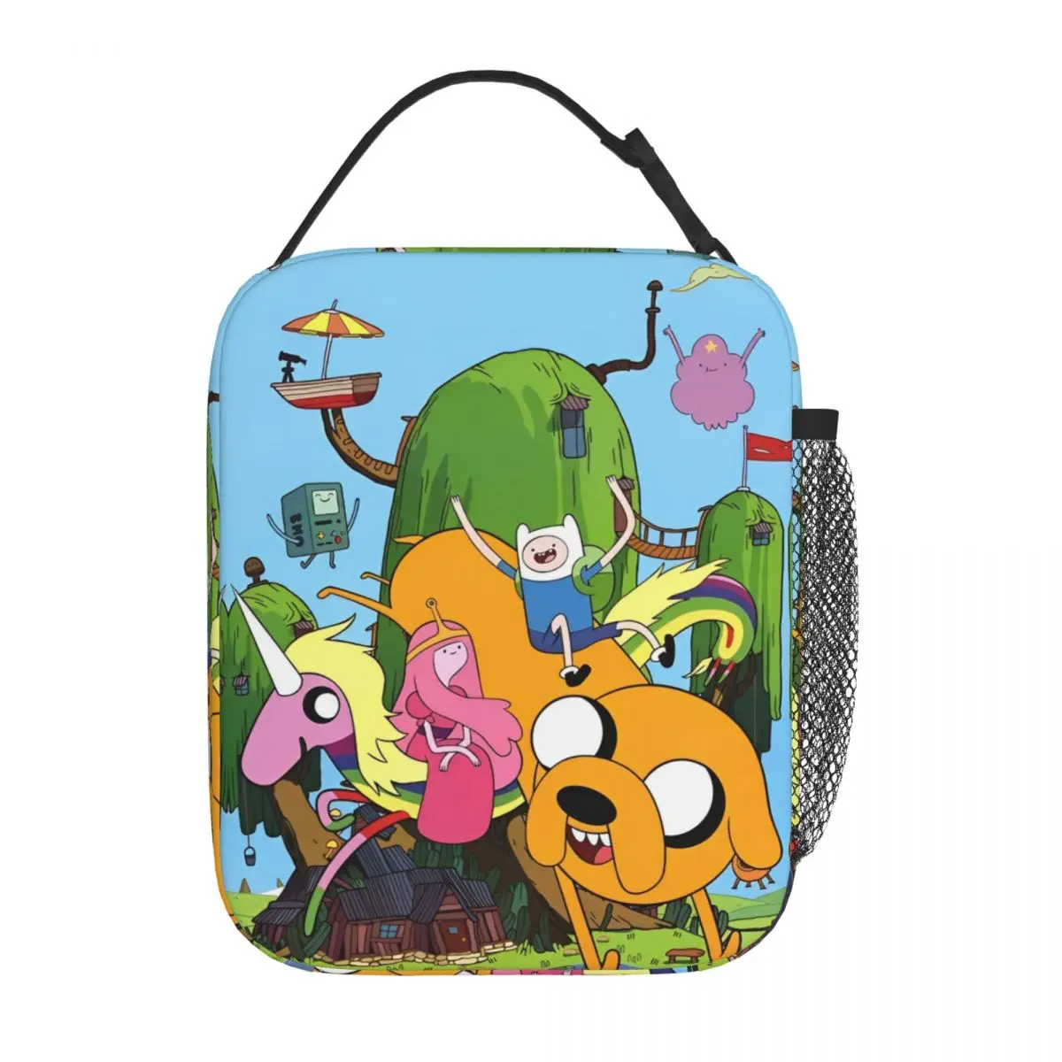adventures-times-saco-de-almoco-isolado-portatil-reutilizavel-saco-termico-tote-lancheira-escola-piquenique-homens-mulheres