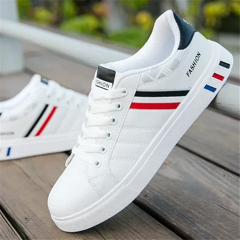 Sneakers Casual Shoes Breathable Footwear Flat Lace Up White Travel Shoes for Men Tênis Masculino Sneakers Men Big Size 46