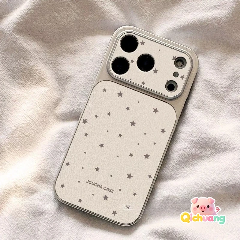 Funda de teléfono con diseño de estrella para Infinix Note 60 50 50S 50X 40 30 Zero 30 Smart 20 10 9 8 Pro Plus HD 7 6 5, funda de cuero PU estilo Ins