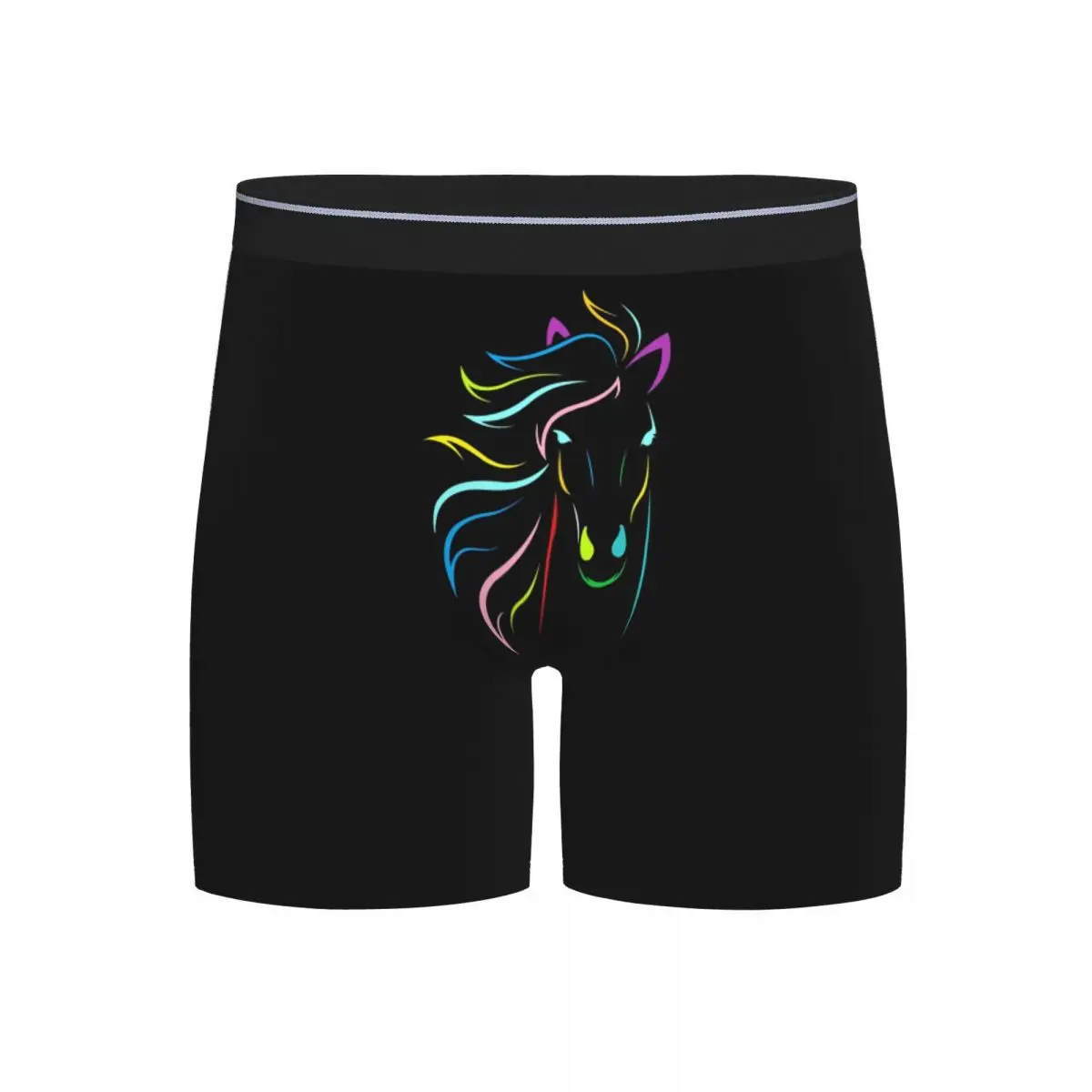 

Long Boxer Underpants Shorts Magical Horse Panties Men Comfortable Underwear for Homme Man Boyfriend Gift