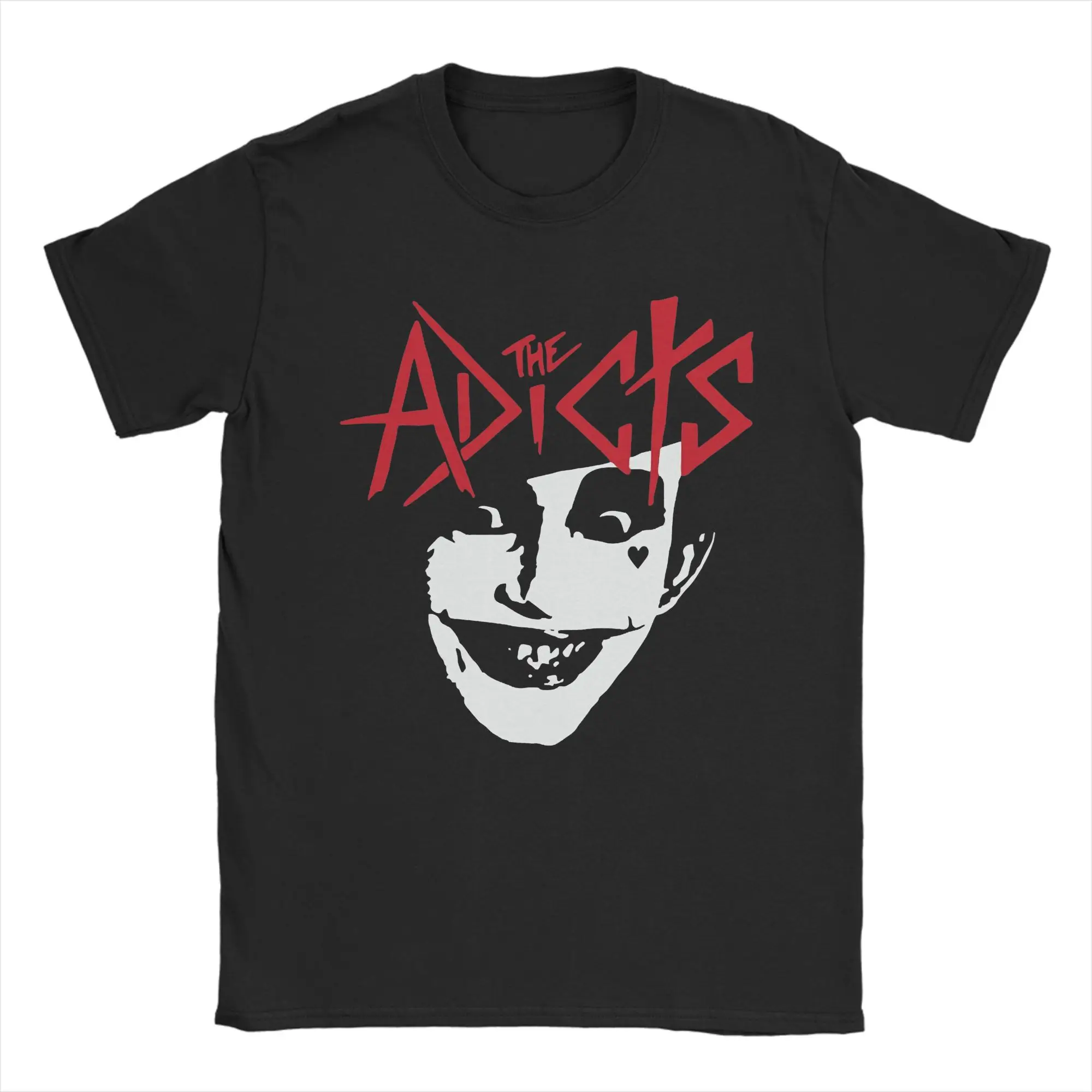 

The Adicts Vintage Punk T Shirt Men Streetwear Cotton T-Shirts Summer O Neck Harajuku Tees Hot Sale Plus Size Tops