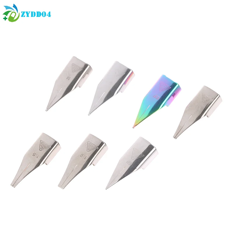 ●3Pcs 757# Fountain Pen Nib Accessories Dazzling F/EF/M Art Nib School Supplies image 4