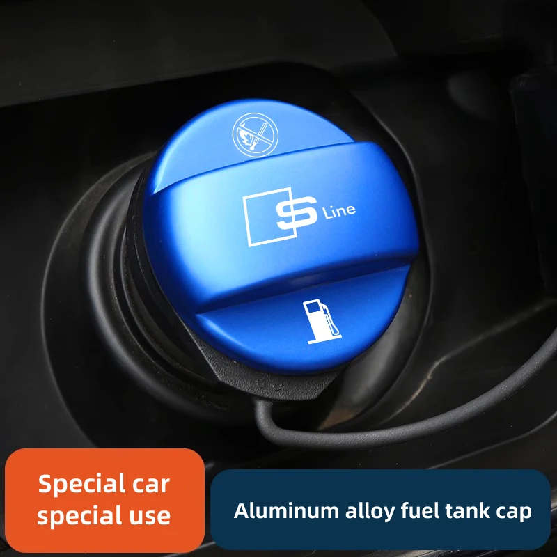 

Car Tire Valve/ Car Fuel Filler Metal Door Cover Fuel Tank Gas Caps For Audi Sline B8 C6 B9 B6 A1 A2 A3 S4 S6 A8 A4 A5 A6 A7 TT