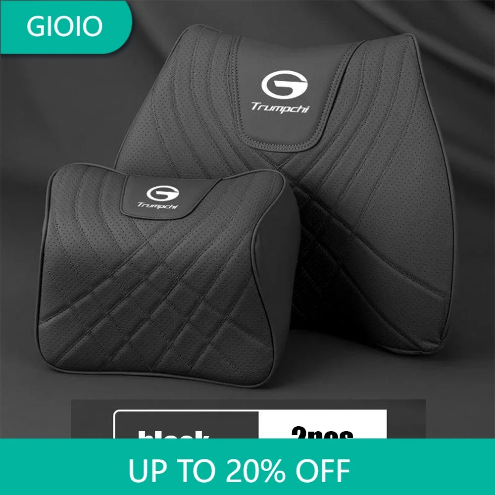 

For Trumpchi GAC GS3 Emzoom 2023 2024 Leather Car Headrest Seat Front Rear Seat Back Cushion Backrest Auto Interior Accessories