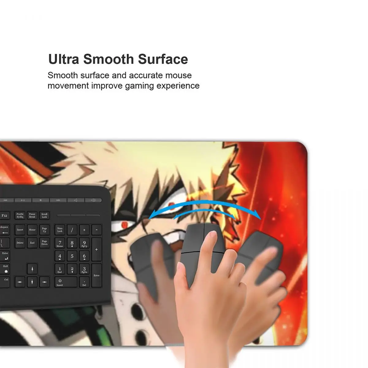 My Hero Academia Large Mouse Pad Computer Keyboard Mouse Mat Gamer PC Laptop Desk Mat Office Accessories Table Mats