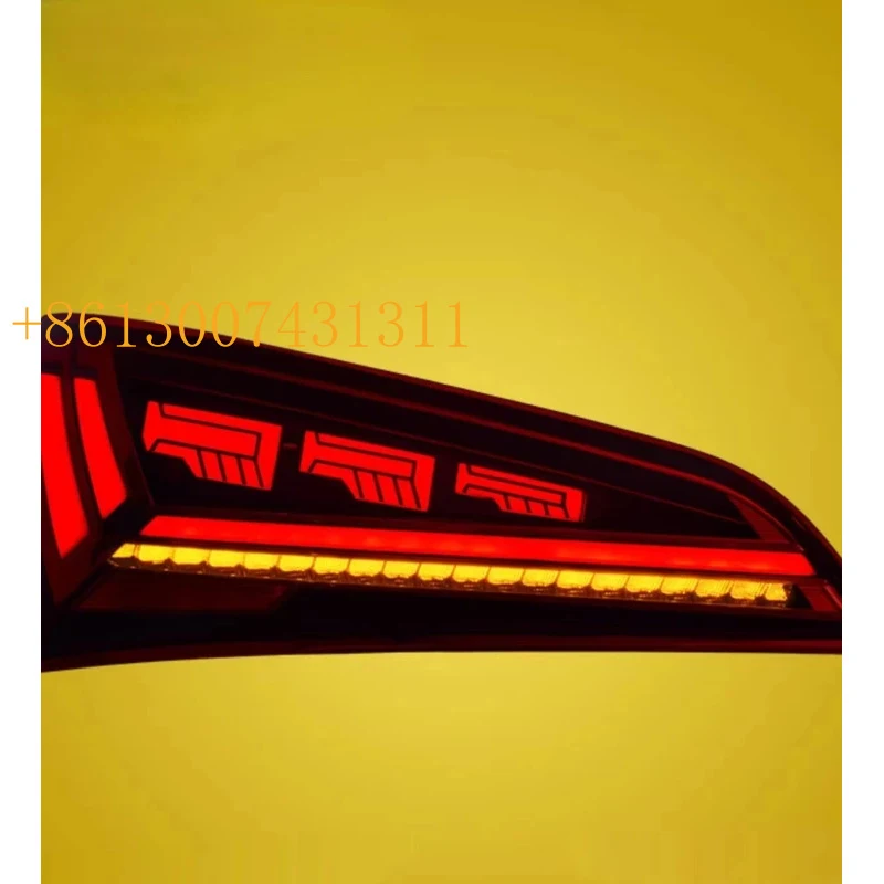 FactoryFor Q5 2008-2017 Tail Light Assembly Dynamic Running LED High Quality 12V 6000K Lens Retrofit/Upgrade