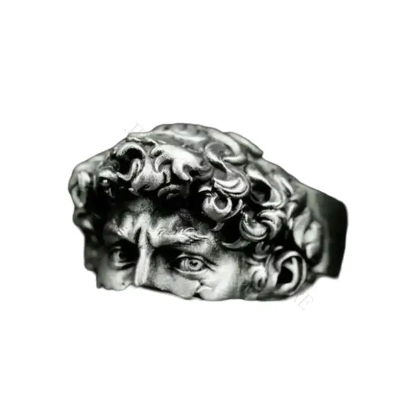R7UF Artistic Imperfects Finish Silver Band Featuring Revivals Aesthetic Unisex Gift