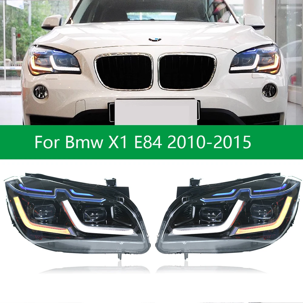 

Led Headlights For BMW E84 X1 2010 2011 2012 2013 2014 2015 Accessories Car Front DRL Lights E84 Headlamp Assembly