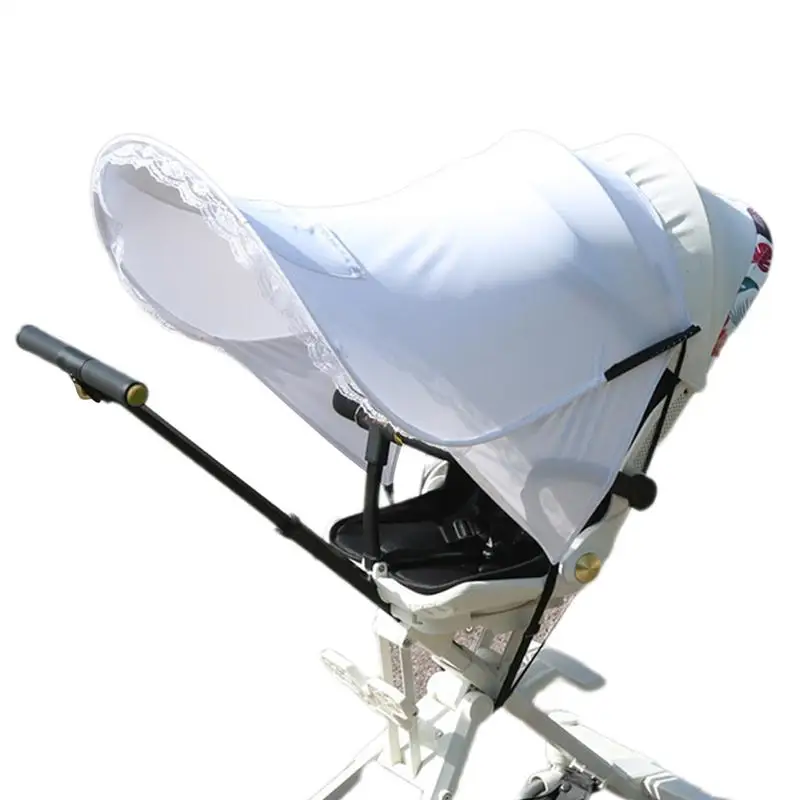 

Sunshade For Stroller Pushchair Sunshade Parasol Easy Installation UV Block Stroller Awning Canopy For Walking Camping Picnic
