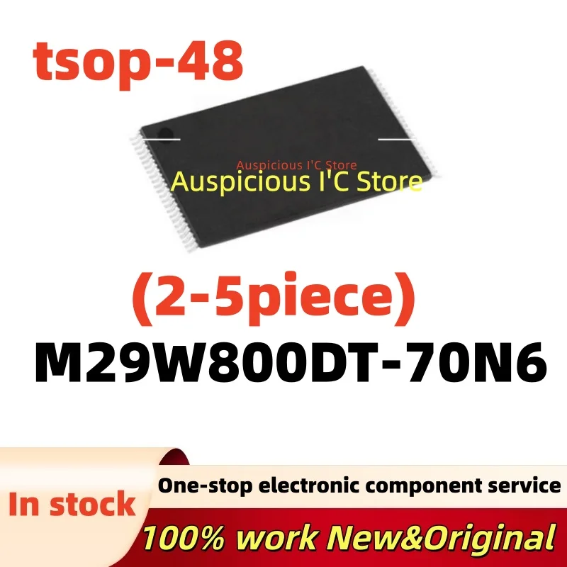 (2-5pcs) M29W800DT 70N6 M29W800DT-70N6 tsop-48