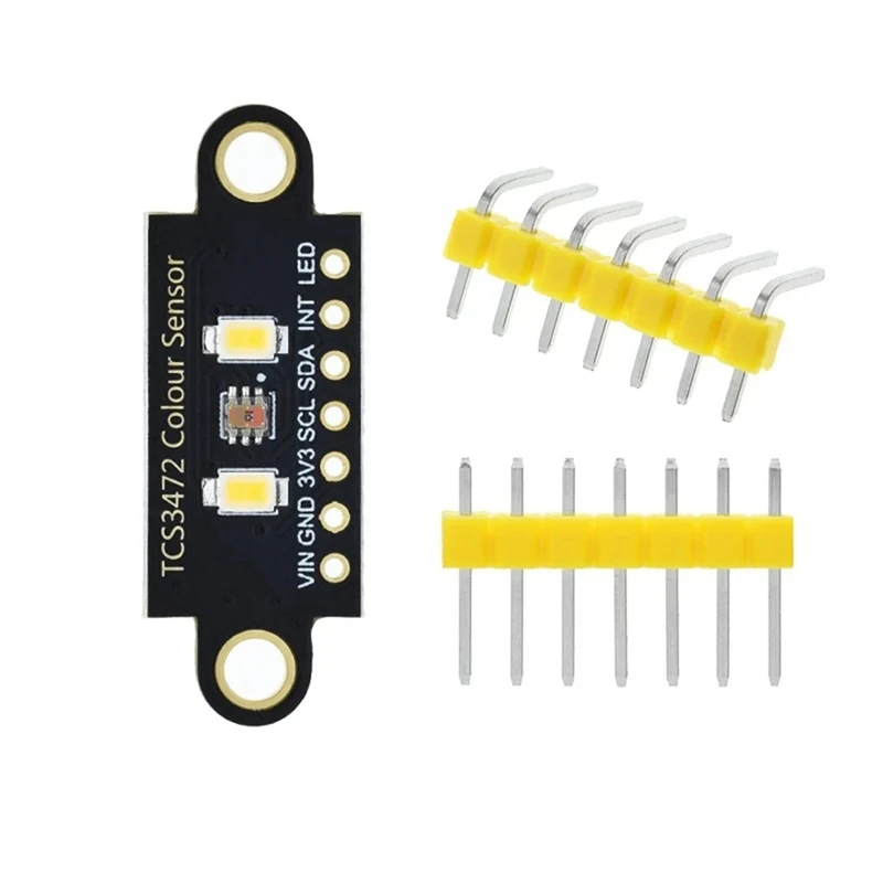 TCS34725 Color Sensor TCS3472 RGB Sensor Color Recognition Module RGB Development Board IIC For Arduino STM32 Easy Install