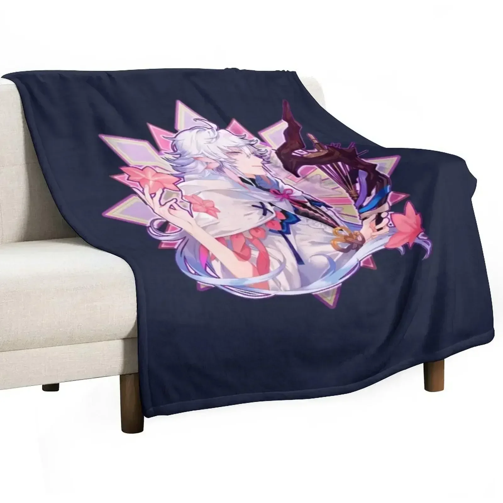 

Fate grand order Merlin Mage of Flowers Throw Blanket Elegant Warm Throw Blanket for Hotel Home