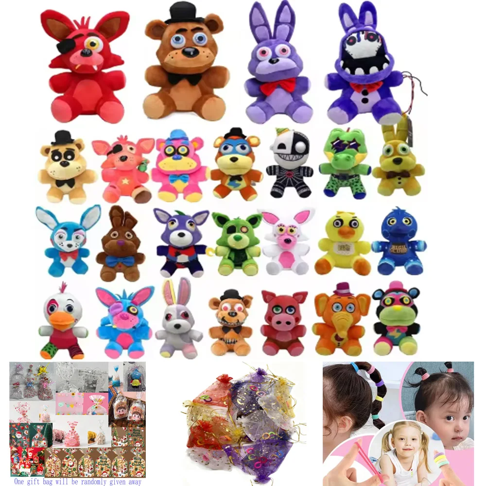 @ خمسة ليلة في فريدي Fnaf لطيف ألعاب من القطيفة لعبة دمية 18 سنتيمتر بوني الدب ماكر الكرتون محشوة الدمى فريدي لعب للأطفال Giftst #1