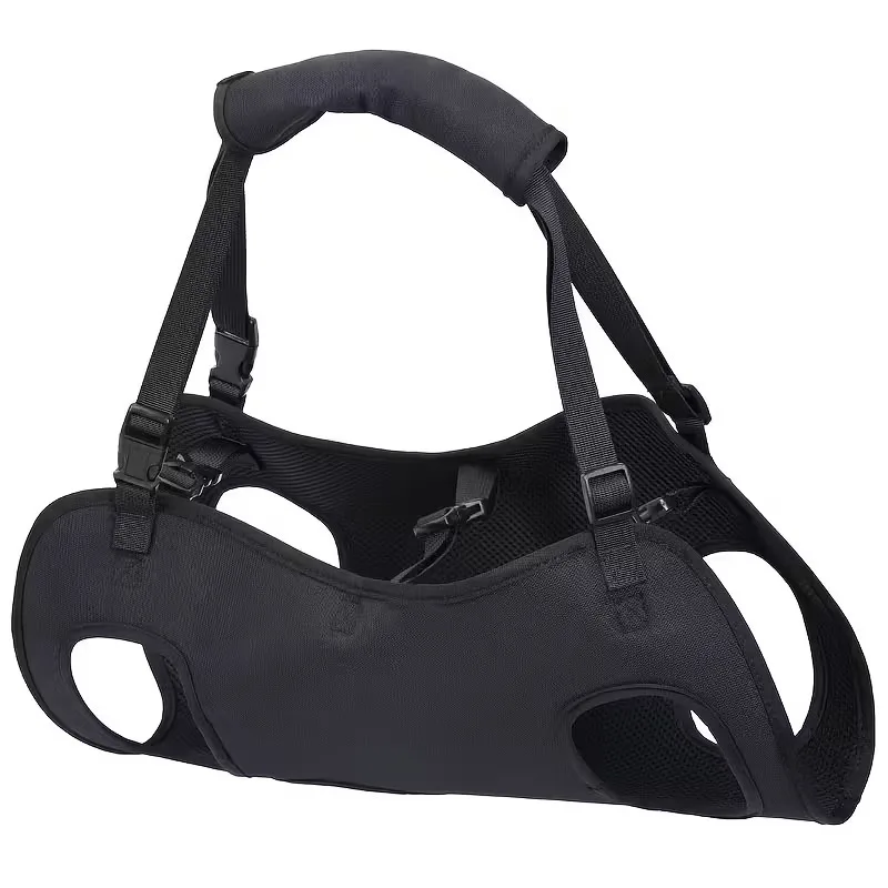 Coleira de Assistência para Cães em Escadas, Cinta de Apoio para Cães Idosos, Colete Ajustável para Elevação de Animais de Estimação, Arnês Grande para Auxílio em Subida de Escadas para Cães
