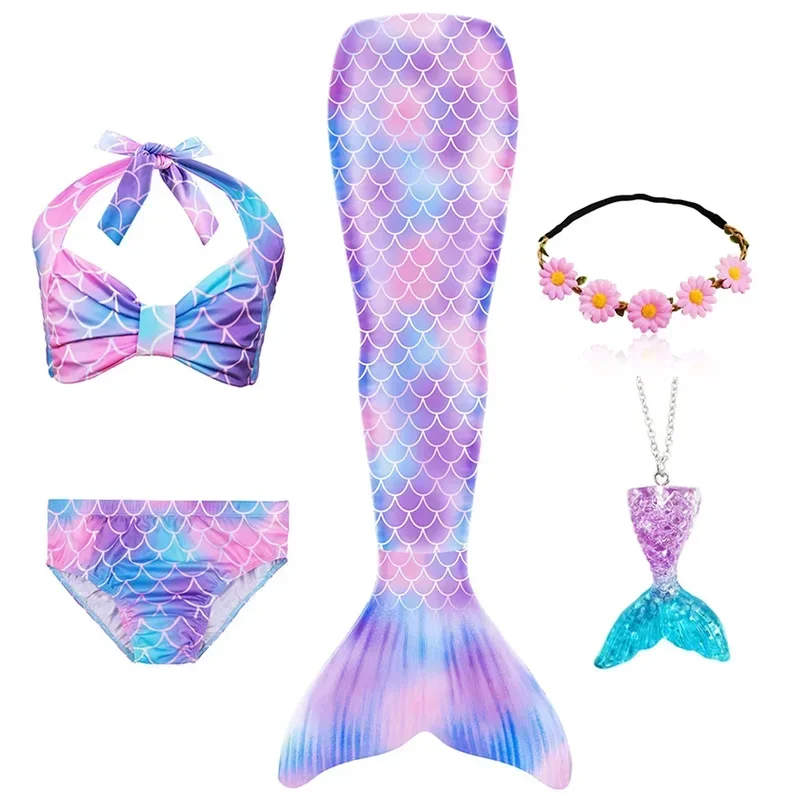 Queue nageable pour enfants, Costume de natation pour filles, Costume de sirène, peut ajouter avec une nageoire Monofin Go MN1