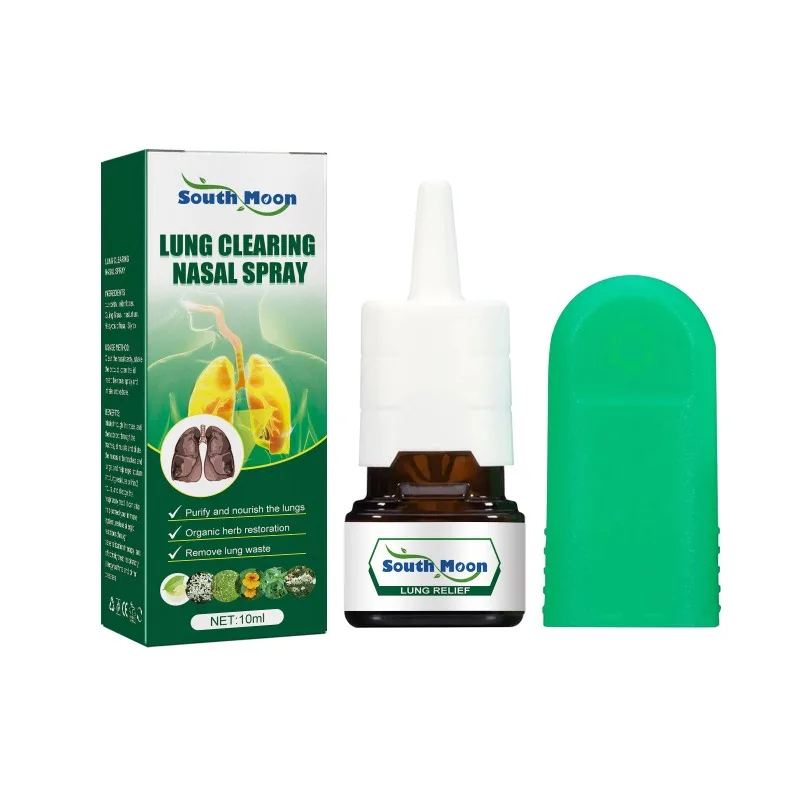 Espray Nasal para limpieza de pulmones, purifica y nutre los pulmones, alivia la obstrucción Nasal, elimina la incomodidad Nasal, deja de roncar, espray Nasal