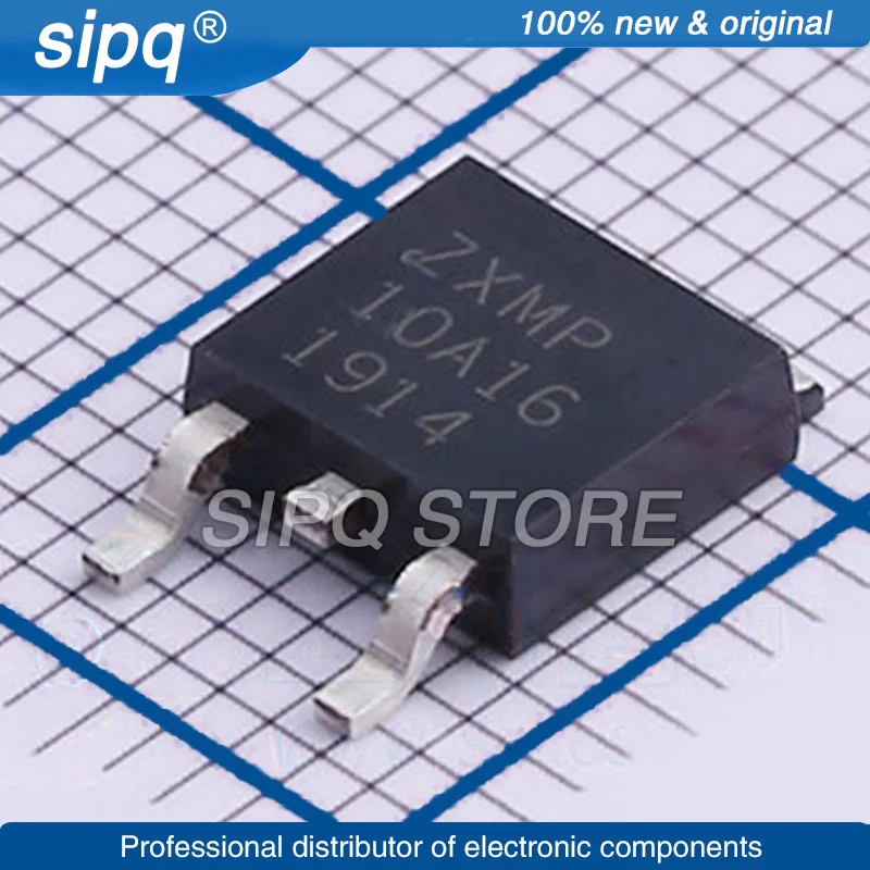 ZXMP10A16KTC ZXMP10A16 TO-252 marcado: ZXMP10A16 MOSFET a estrenar Original en Stock auténtico producto IC, 10 unids/lote