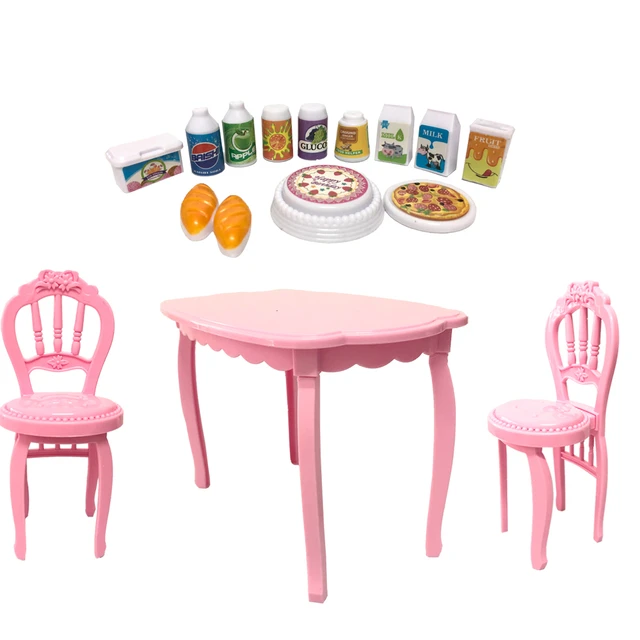 Barbie doll table and chairs sale