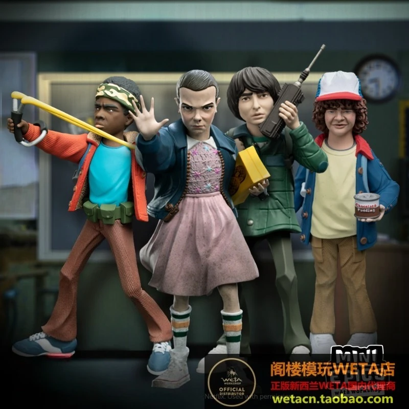 Weta Workshop versión Q MINI EPICS Series 1:10 figuras de acción Mike Dustin colección de estatuas de vinilo juguete regalo exquisito